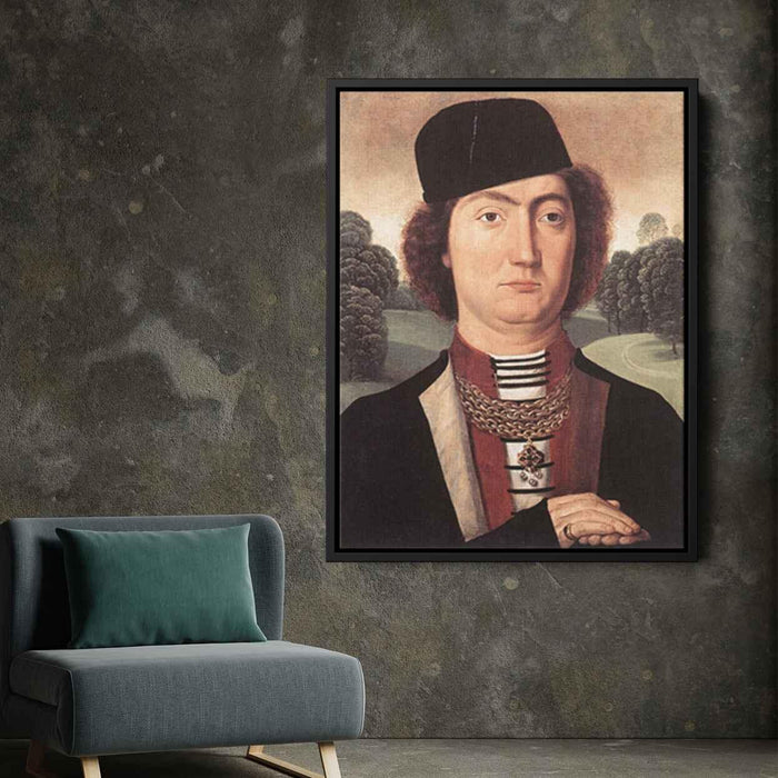 Portrait of Jacques of Savoy (1470) by Hans Memling - Canvas Artwork