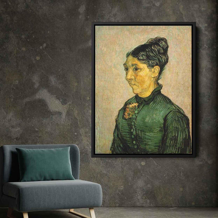 Portrait of Madame Trabuc (1889) by Vincent van Gogh - Canvas Artwork