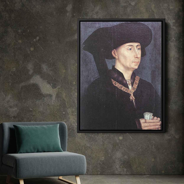 Portrait of Philippe le Bon (1450) by Rogier van der Weyden - Canvas Artwork