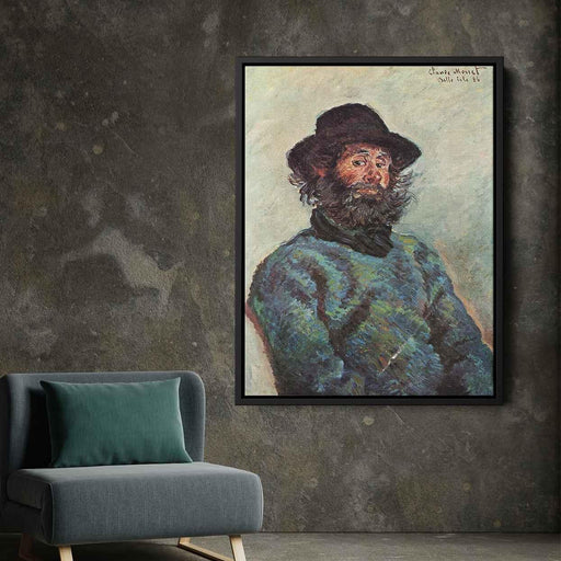 Portrait of Poly, fisherman at Kervillaouen by Claude Monet - Canvas Artwork