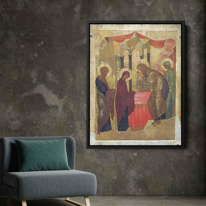 Presentation of Jesus at the Temple (1408) by Andrei Rublev - Canvas Artwork