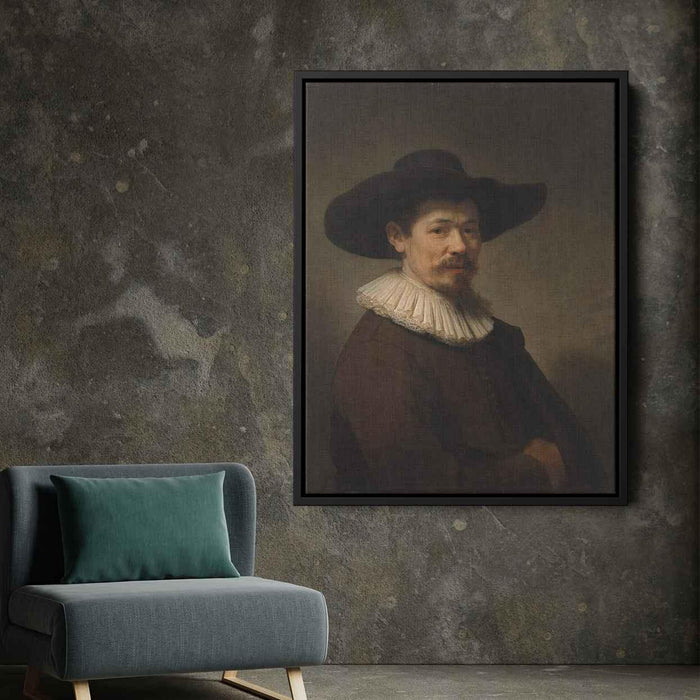 Portrait of Herman Doomer (1640) by Rembrandt - Canvas Artwork