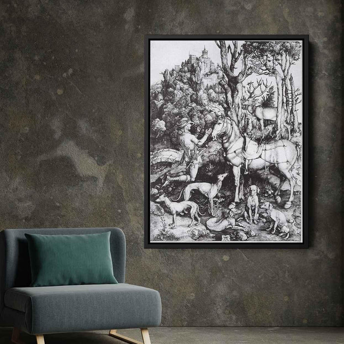 Saint Eustace (1501) by Albrecht Durer - Canvas Artwork