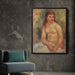 Seated Young Woman, Nude by Pierre-Auguste Renoir - Canvas Artwork