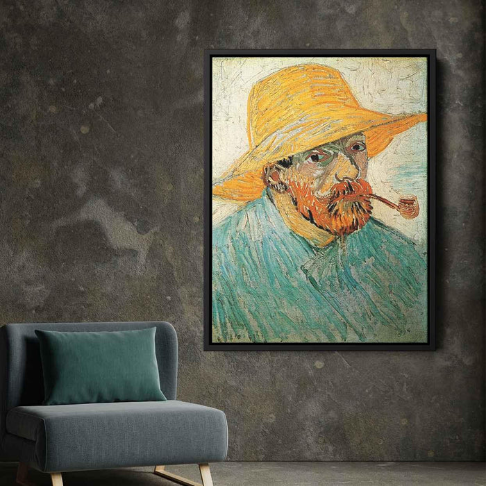 Self Portrait (1888) by Vincent van Gogh - Canvas Artwork