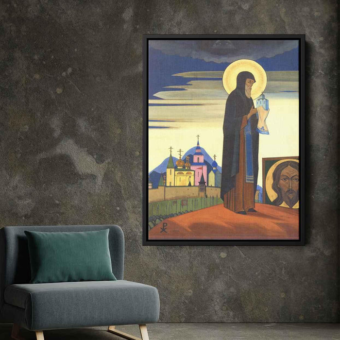 Sergius of Radonezh (1932) by Nicholas Roerich - Canvas Artwork