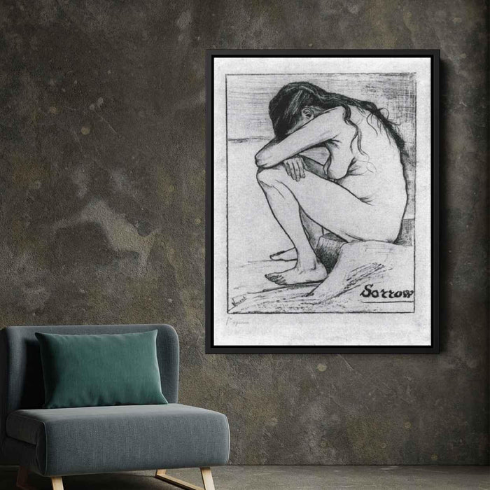 Sorrow (1882) by Vincent van Gogh - Canvas Artwork