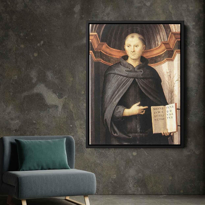 St. Nicholas of Tolentino (1507) by Pietro Perugino - Canvas Artwork