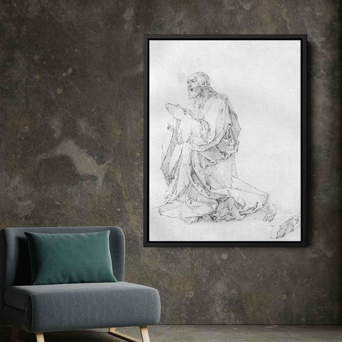 Study of a Christ on the Mount of Olives (1518) by Albrecht Durer - Canvas Artwork