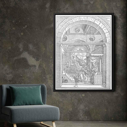 The Annunciation (1502) by Albrecht Durer - Canvas Artwork