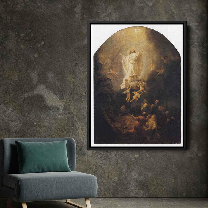 The Ascension Of Christ (1636) by Rembrandt - Canvas Artwork