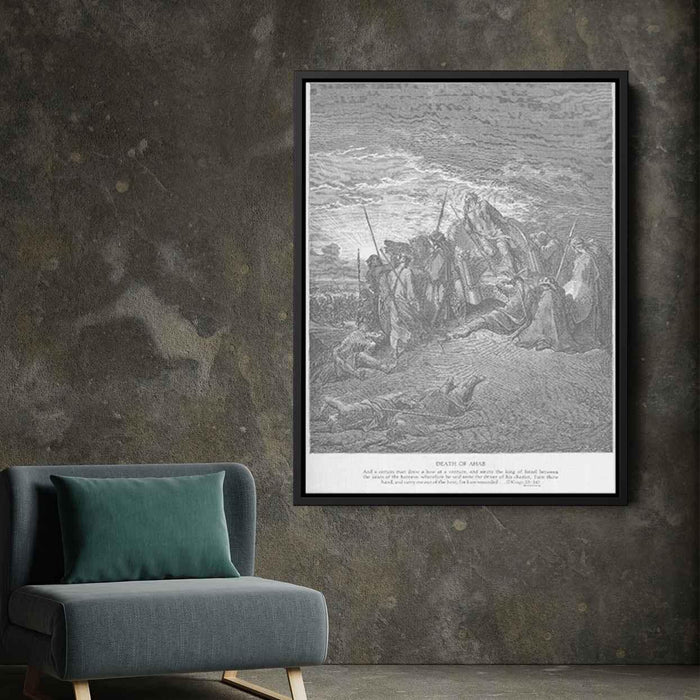 The Death of Ahab by Gustave Dore - Canvas Artwork