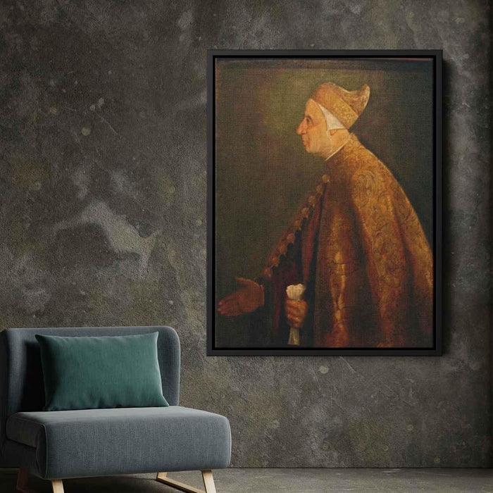 The Doge Niccolo Marcello (1542) by Titian - Canvas Artwork