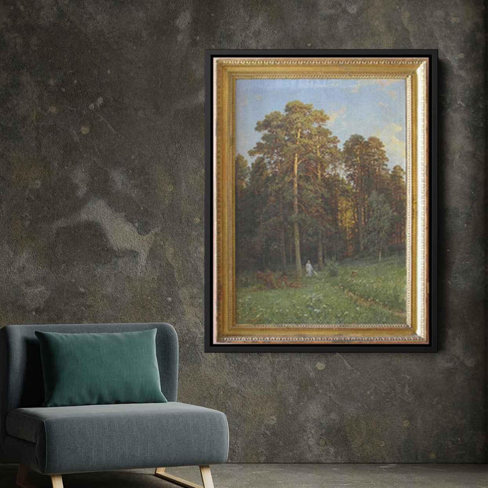 The Edge of a Pine Forest by Ivan Shishkin - Canvas Artwork