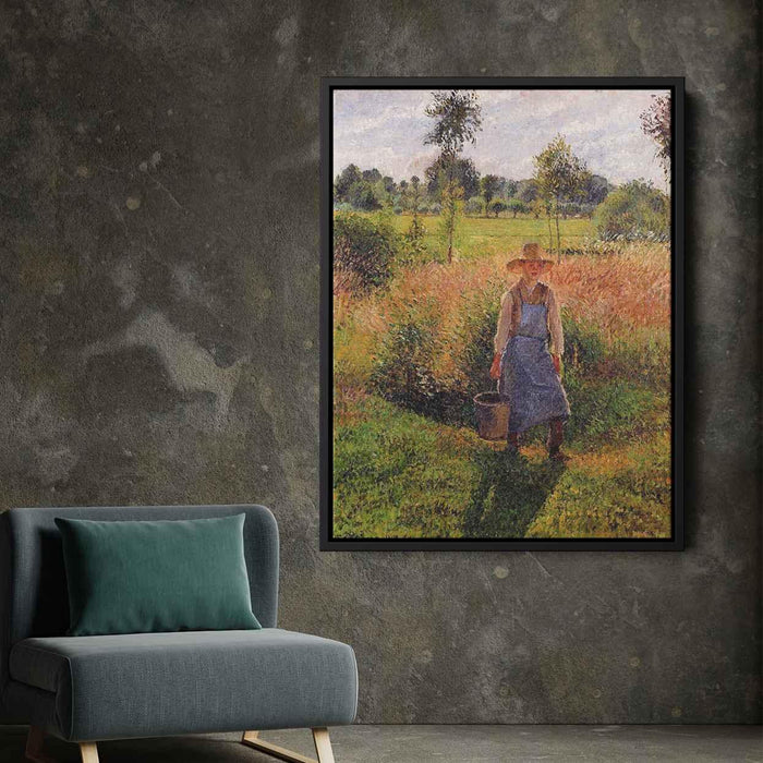 The Gardener, Afternoon Sun, Eragny by Camille Pissarro - Canvas Artwork