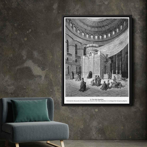 The Holy Sepulcher by Gustave Dore - Canvas Artwork