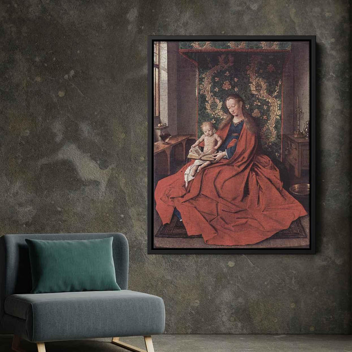 The Ince Hall Madonna (The Virgin and Child Reading) (1433) by Jan van Eyck - Canvas Artwork