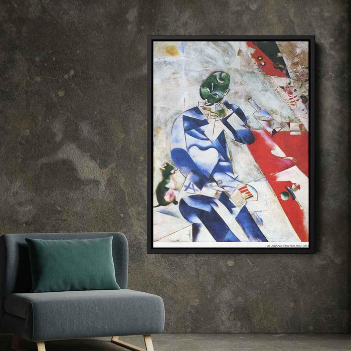 The Poet, or Half Past Three by Marc Chagall - Canvas Artwork