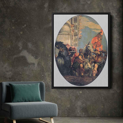 The Triumph of Mordecai (1556) by Paolo Veronese - Canvas Artwork