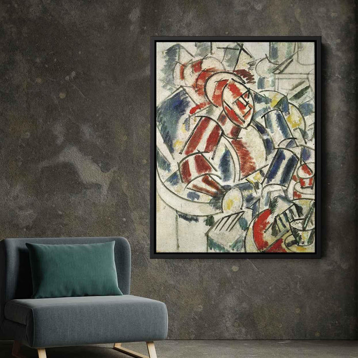 The Woman with the armchair (1913) by Fernand Leger - Canvas Artwork