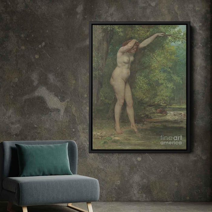 The Young Bather (1866) by Gustave Courbet - Canvas Artwork