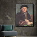 Unknown Young Man at his Office Desk (1541) by Hans Holbein the Younger - Canvas Artwork