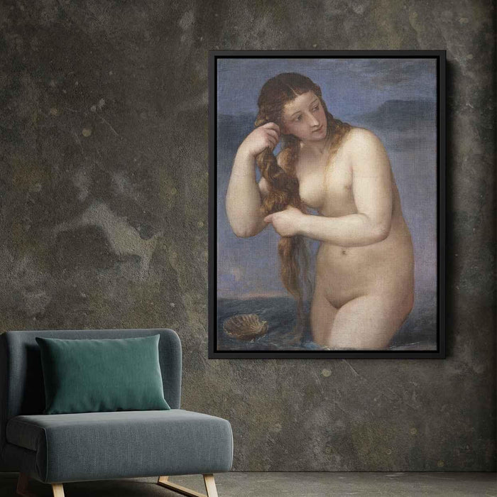 Venus Anadyomene (1520) by Titian - Canvas Artwork