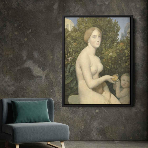 Venus at Paphos by Jean Auguste Dominique Ingres - Canvas Artwork