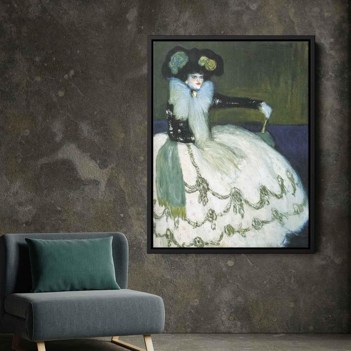 Woman dressed in blue (1901) by Pablo Picasso - Canvas Artwork Kanvah Woman dressed in blue (1901) by Pablo Picasso - Canvas Artwork Kanvah