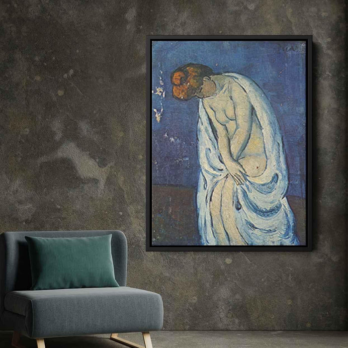 Woman leaving the bath (1901) by Pablo Picasso - Canvas Artwork