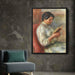 Woman Reading (1906) by Pierre-Auguste Renoir - Canvas Artwork