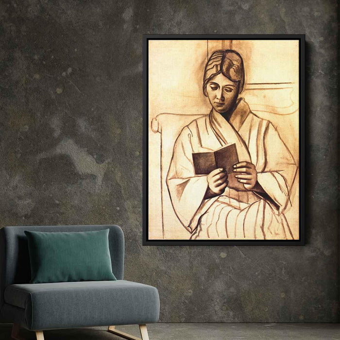 Woman reading (Olga) (1920) by Pablo Picasso - Canvas Artwork