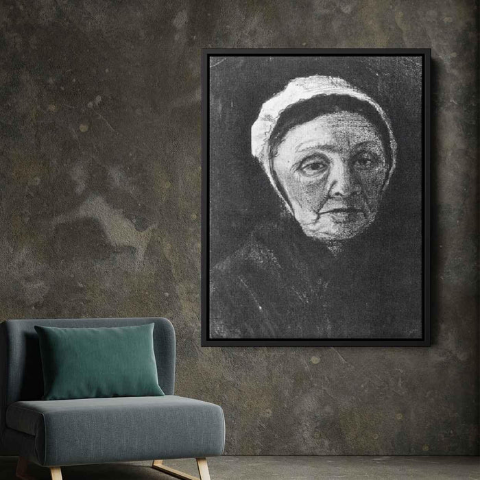 Woman with White Bonnet, Sien's Mother by Vincent van Gogh - Canvas Artwork