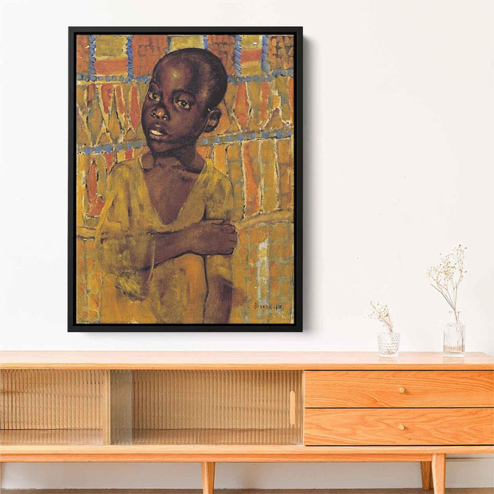 African boy (1907) by Kuzma Petrov-Vodkin - Canvas Artwork