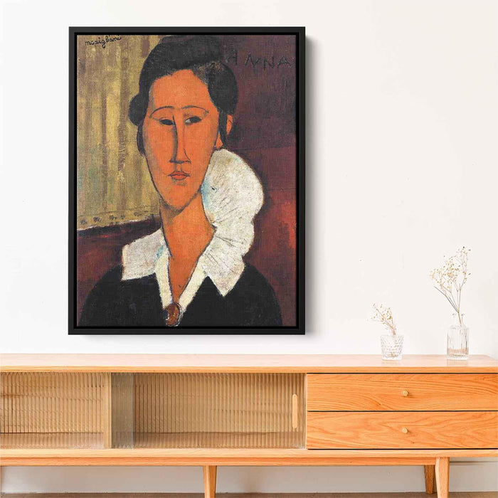 Anna (Hanka) Zborowska (1917) by Amedeo Modigliani - Canvas Artwork