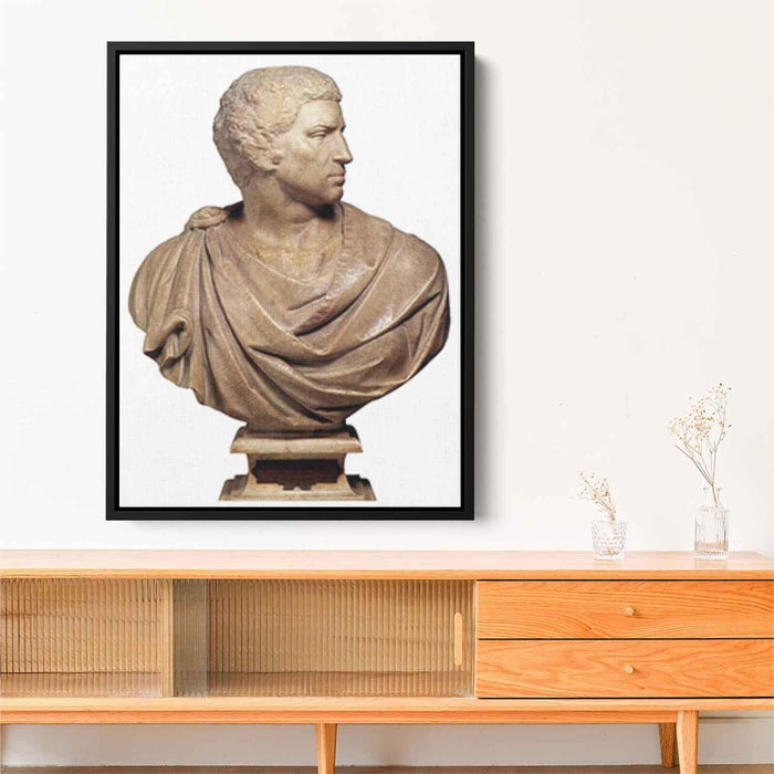 Bust of Brutus (1540) by Michelangelo - Canvas Artwork