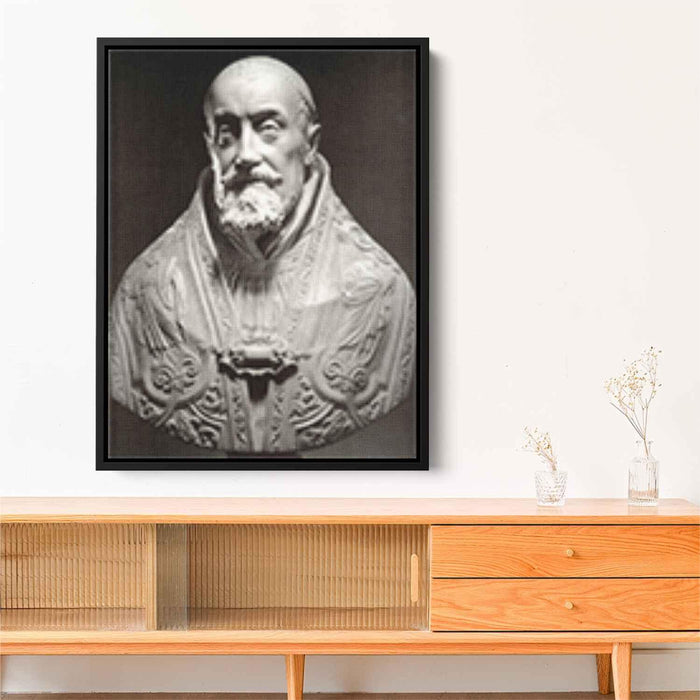 Bust of Pope Gregory XV (1621) by Gian Lorenzo Bernini - Canvas Artwork