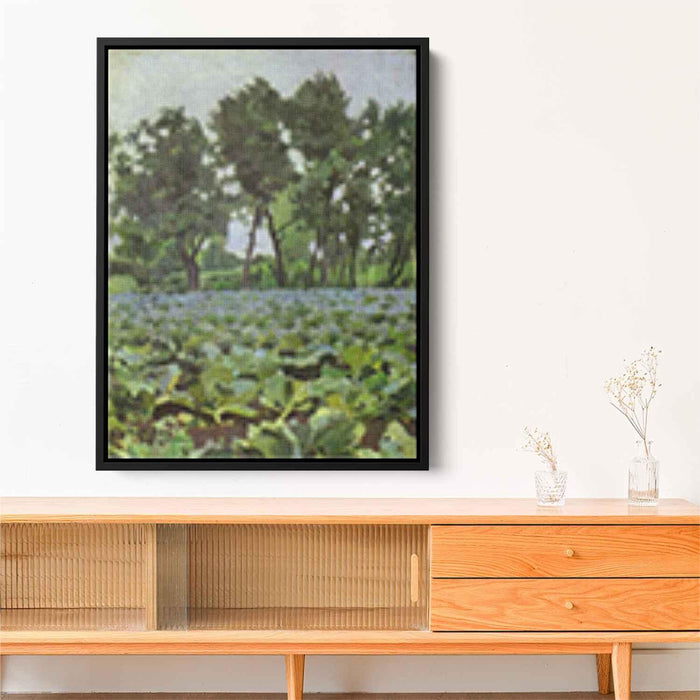 Cabbage Field with Willows (1893) by Victor Borisov-Musatov - Canvas Artwork