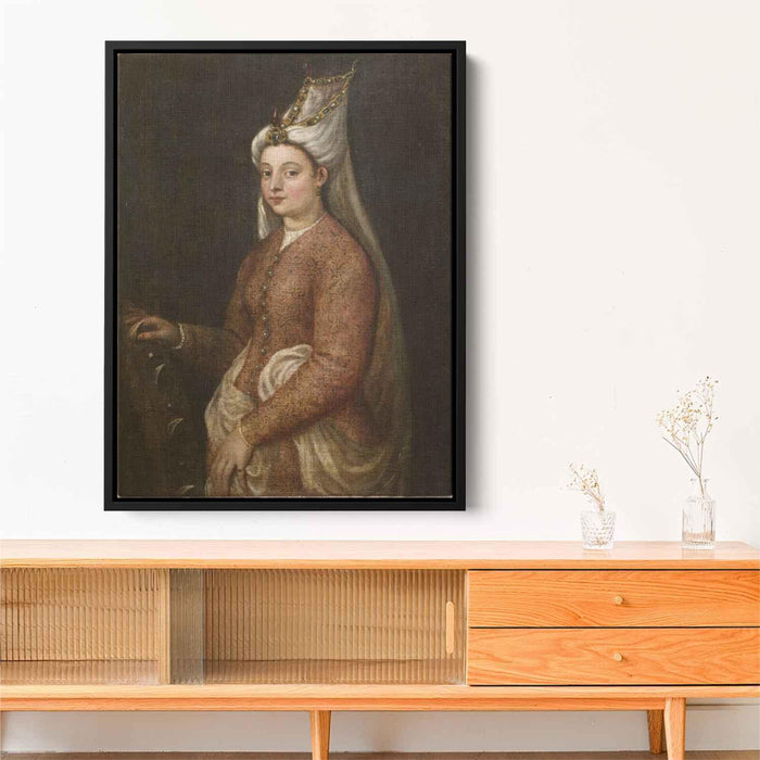 Cameria, daughter of Suleiman the Magnificent by Titian - Canvas Artwork
