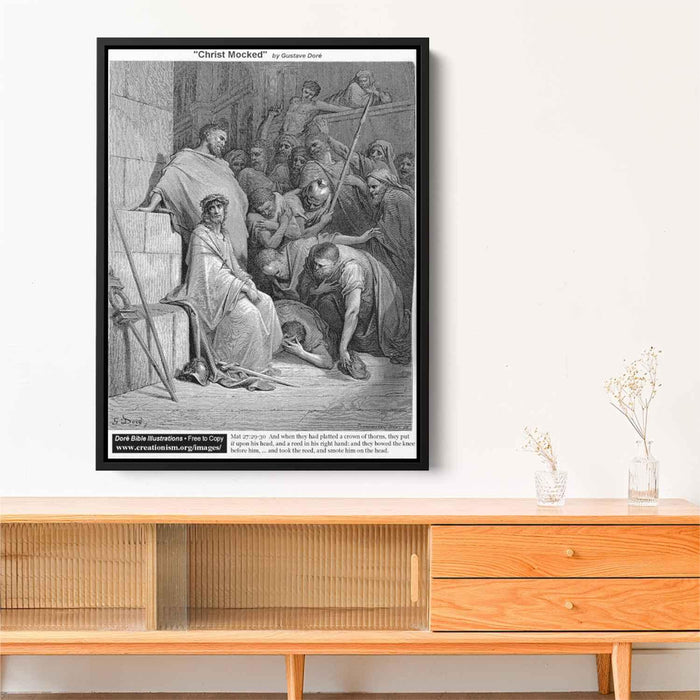 Christ Mocked by Gustave Dore - Canvas Artwork