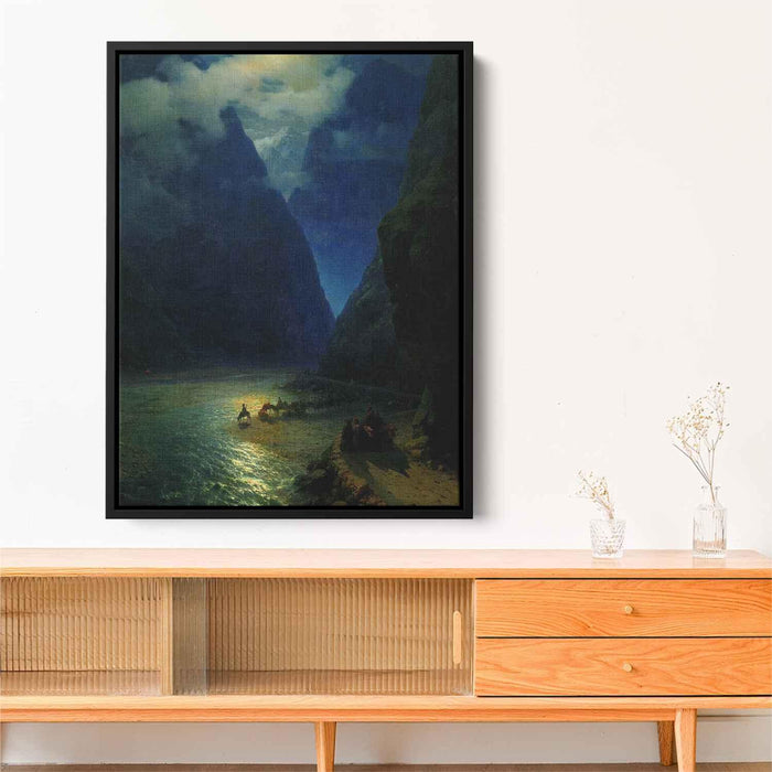 Darial Gorge (1862) by Ivan Aivazovsky - Canvas Artwork