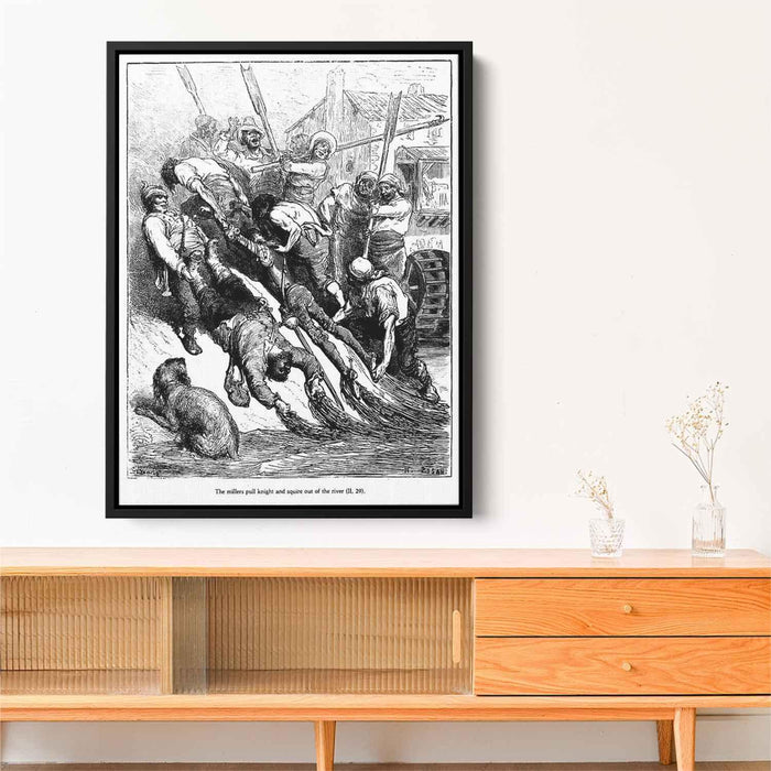 Don Quixote by Gustave Dore - Canvas Artwork