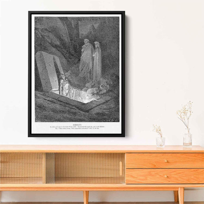 Farinata by Gustave Dore - Canvas Artwork