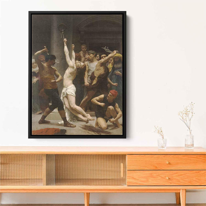 Flagellation of Our Lord Jesus Christ (1880) by William-Adolphe Bouguereau - Canvas Artwork