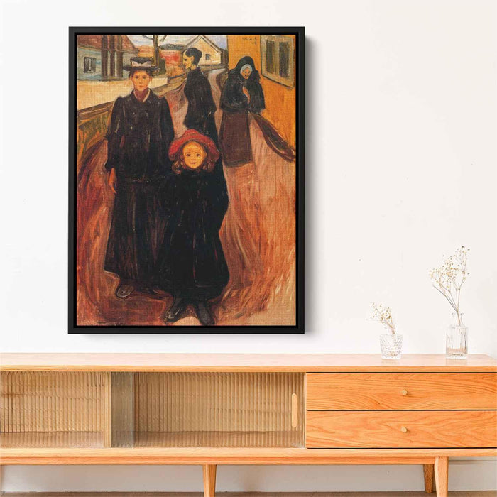 Four Ages in Life (1902) by Edvard Munch - Canvas Artwork
