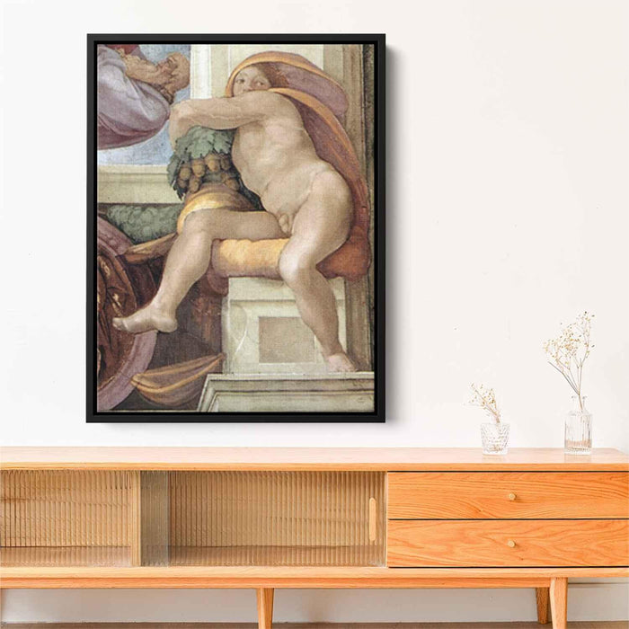 Ignudo (1509) by Michelangelo - Canvas Artwork