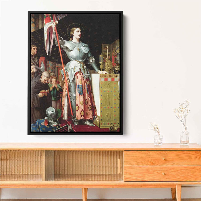 Joan of Arc at the Coronation of Charles VII in the Cathedral of Reims (1854) by Jean Auguste Dominique Ingres - Canvas Artwork