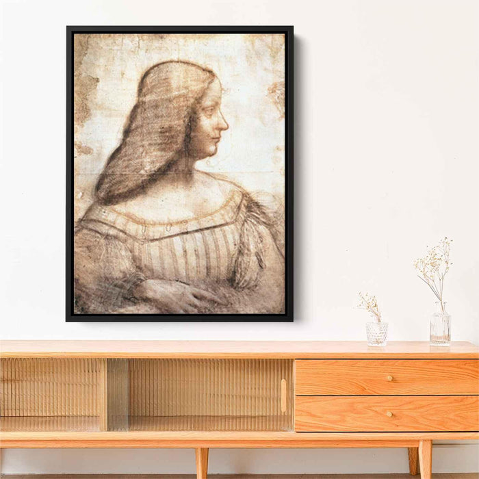 Isabella d'Este (1500) by Leonardo da Vinci - Canvas Artwork