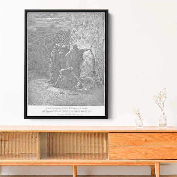 Jehu's Companions Find Jezebel's Remains by Gustave Dore - Canvas Artwork