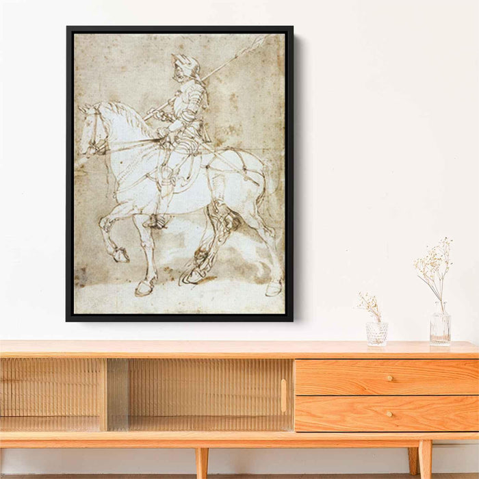 Knight on Horseback (1512) by Albrecht Durer - Canvas Artwork